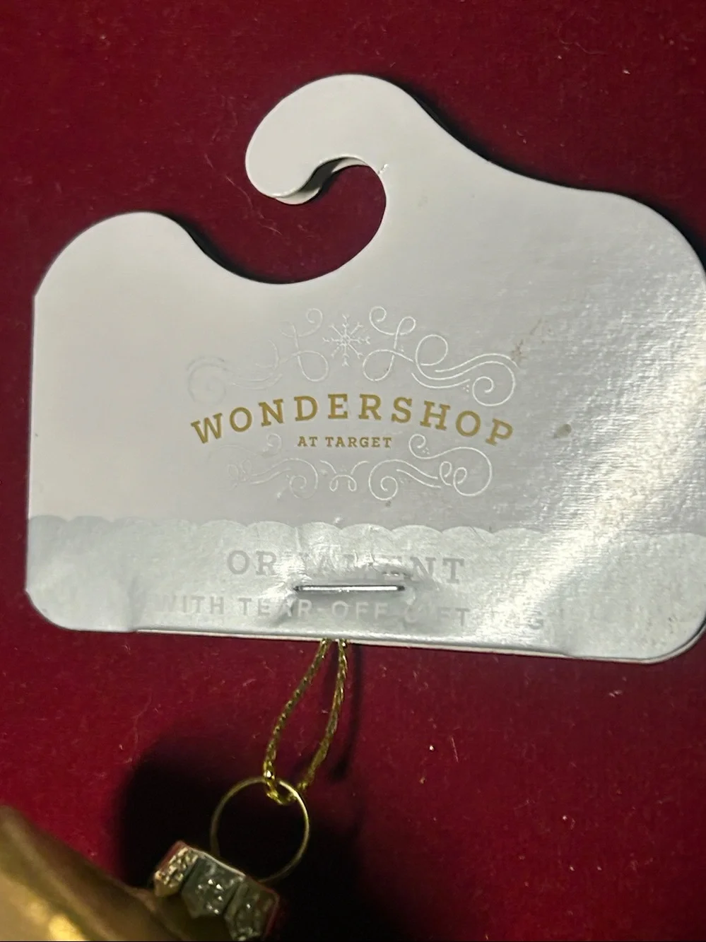 Wondershop Black and Gold Coffee Pot Ornament